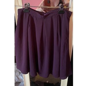 Dark purple skirt (great for summer work attire)